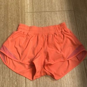 Neon lulu shorts!